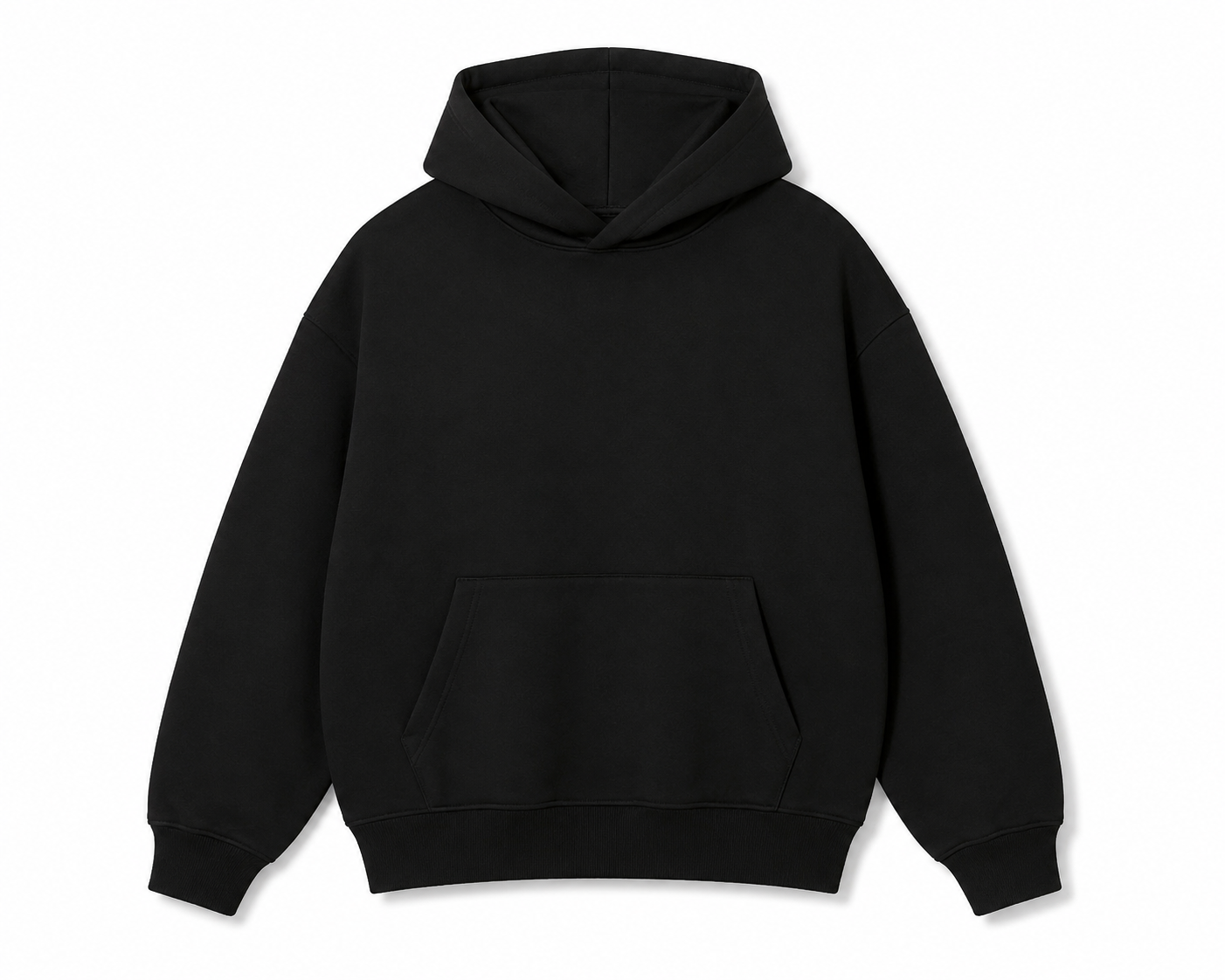 Premium Oversized Heavyweight Hoodie – black