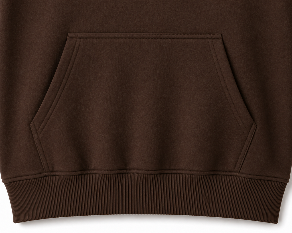 Premium Oversized Heavyweight Hoodie – Coffee Brown