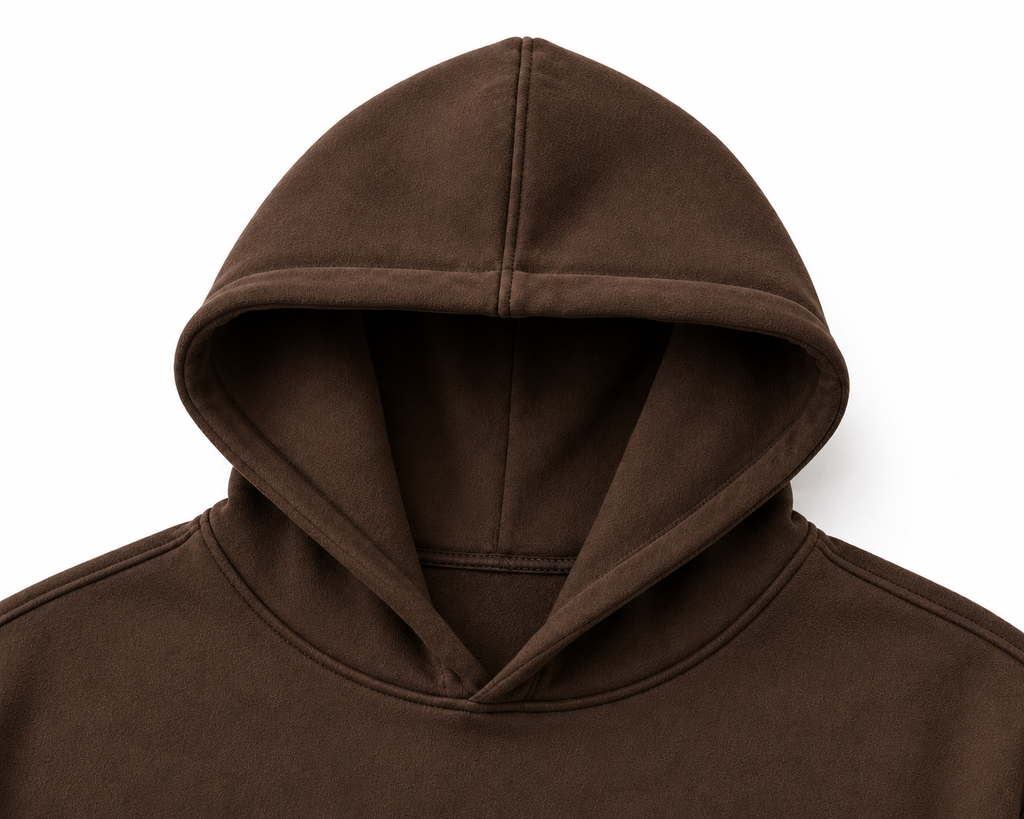 Premium Oversized Heavyweight Hoodie – Coffee Brown