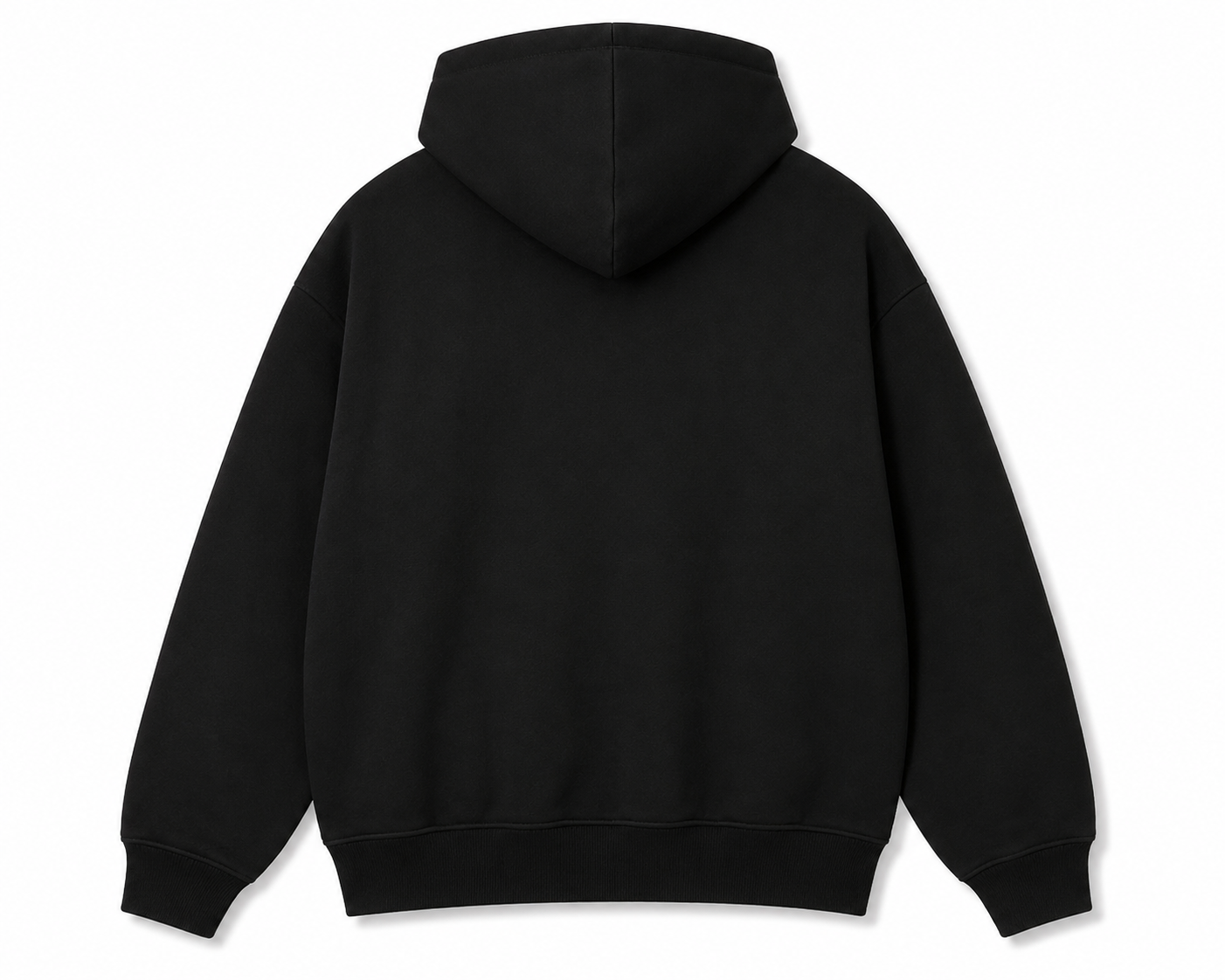 Premium Oversized Heavyweight Hoodie – black