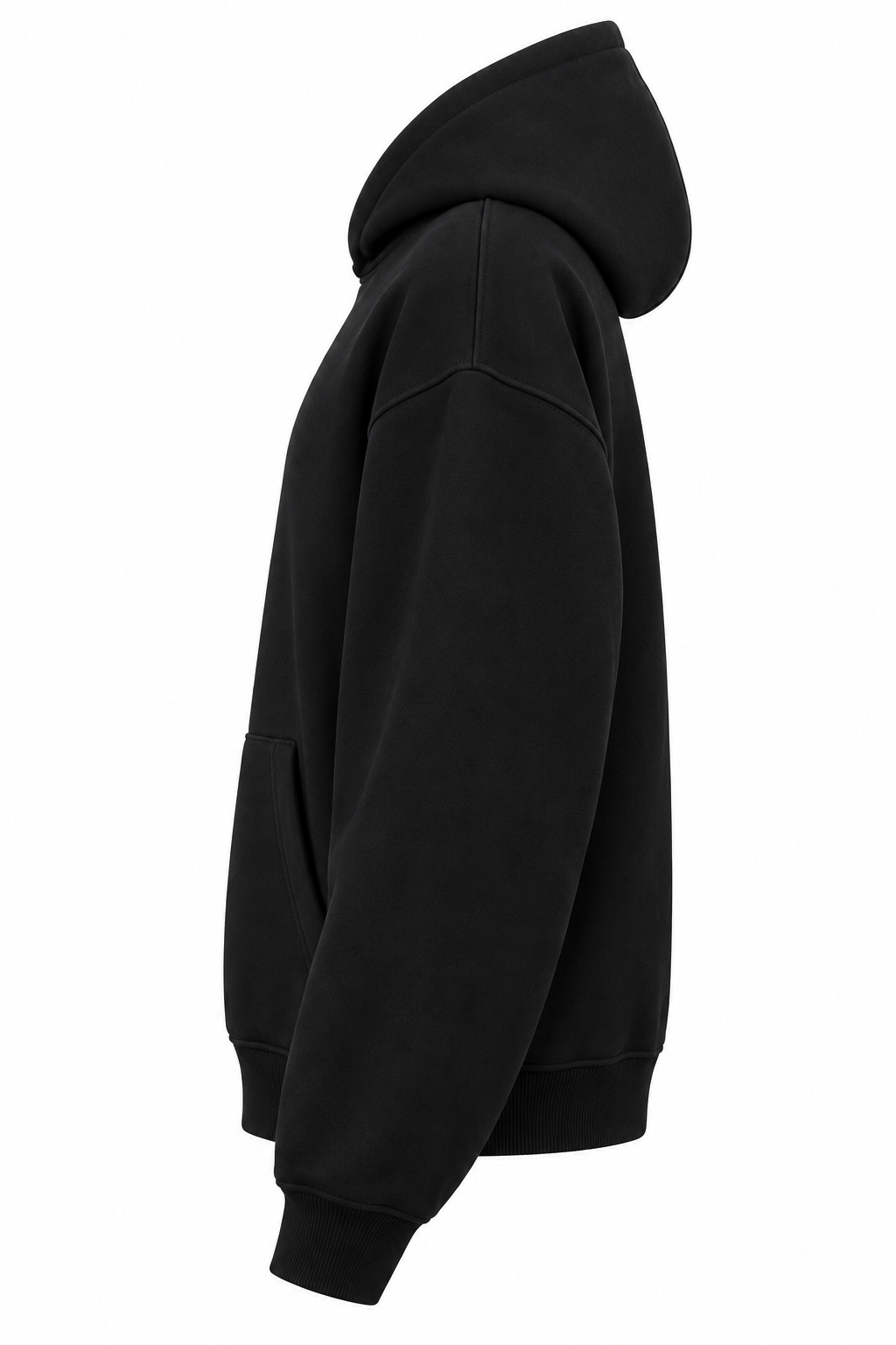 Premium Oversized Heavyweight Hoodie – black