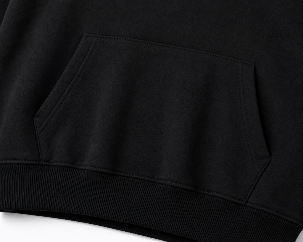Premium Oversized Heavyweight Hoodie – black