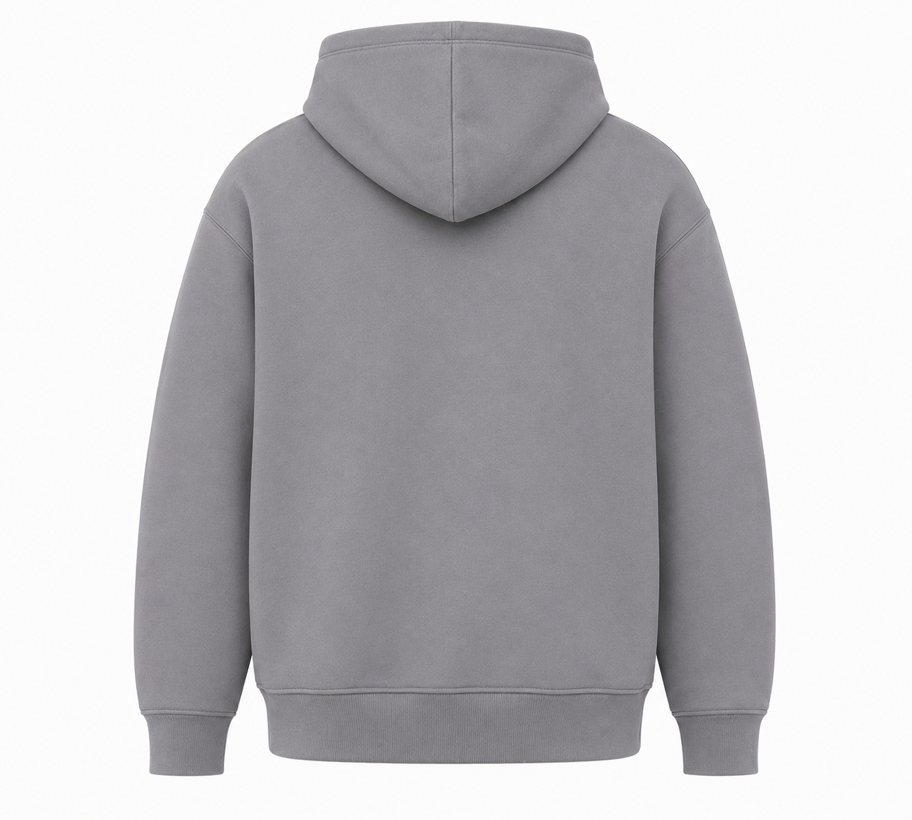 Premium Oversized Heavyweight Hoodie – Soft Steel Gray