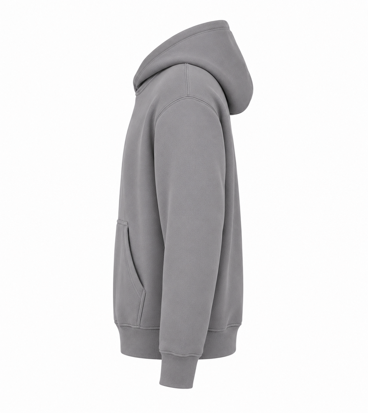 Premium Oversized Heavyweight Hoodie – Soft Steel Gray