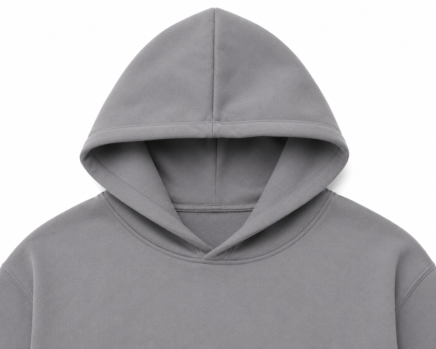 Premium Oversized Heavyweight Hoodie – Soft Steel Gray